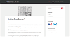 Desktop Screenshot of portaldoruas.com.br